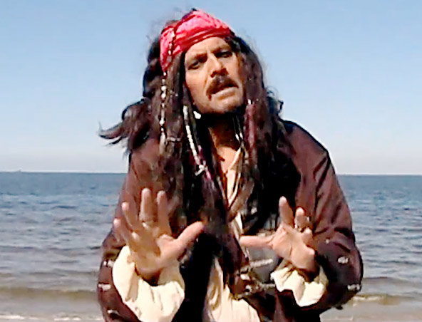 Captain Jack Sparrow Impersonator